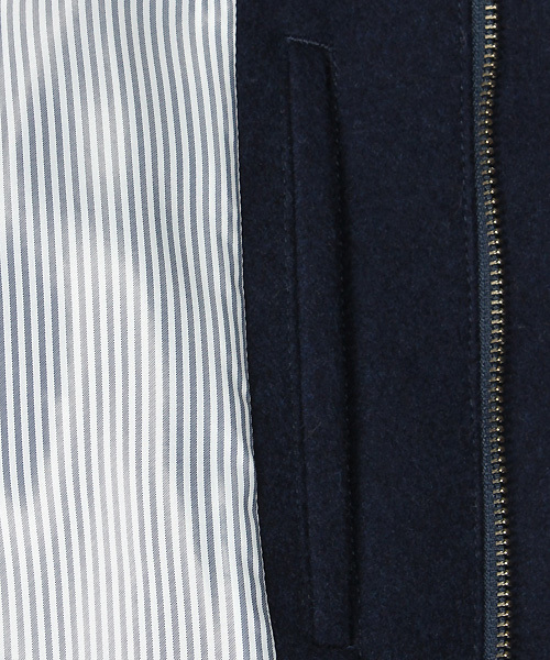 MEN'S BIGI（メンズビギ）の「【2014A/WカタログP35 山本裕典さん着用】 ショートダッフルコート/wool mosser（ダッフルコート・メンズ・ブラック/ターコイズブルー/キャメル/ネイビー・SMALL/LARGE/MEDIUM/LL）」の5枚目の写真