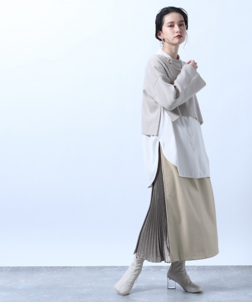 HARE（ハレ）の「レザーサイドZIPスカート(HARE)（スカート）」 - WEAR