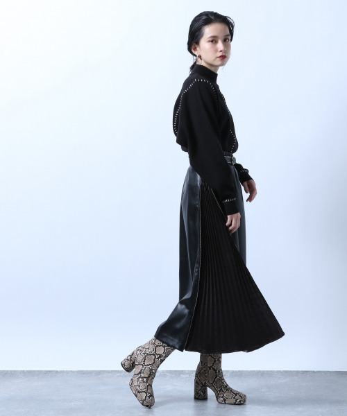 HARE（ハレ）の「レザーサイドZIPスカート(HARE)（スカート）」 - WEAR