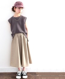 classicalelf | キッズ ふんわり、軽やか。コットンリネンスカート(スカート)