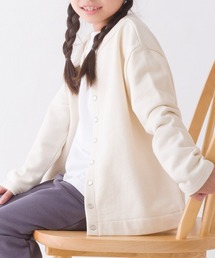 OMNES | キッズ 裏毛スウェット パールドットカーディガン(カーディガン/ボレロ)