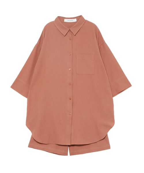 セール ルームウェア ナチュラルコットンシャツセットアップ ワンピース Lagunamoon ラグナムーン のファッション通販 Zozotown