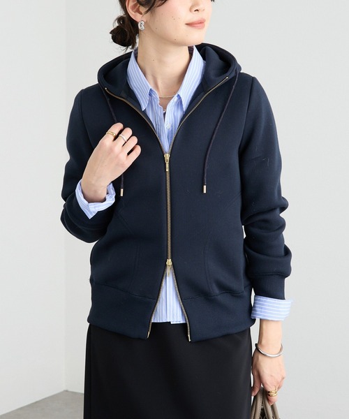 リヴドロワ　スポンジダンボールZIPパーカーカットソー WEB限定/累計販売数9,000枚突破！/スポンジダンボールZIPパーカー
