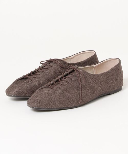 KOBE LETTUCE（コウベレタス）の「レースアップバブーシュ（その他シューズ・レディース・アイボリー/ブラック/ブラウン/ベージュ系その他・M/L/LL/S）」の13枚目の写真