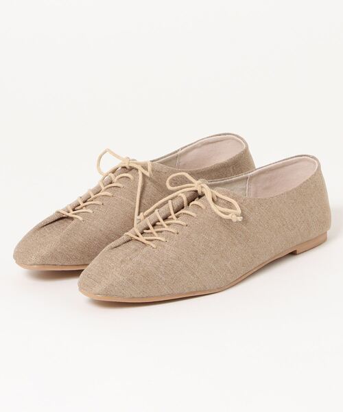 KOBE LETTUCE（コウベレタス）の「レースアップバブーシュ（その他シューズ・レディース・アイボリー/ブラック/ブラウン/ベージュ系その他・M/L/LL/S）」の14枚目の写真