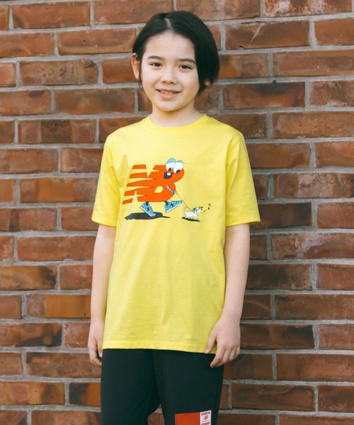 [NEW BALANCE] UNI NB Boy ボストン 半袖Tシャツ 3COLOR New Balance】UNI NB BOY BASKETBALL☆Tシャツ (New Balance/T