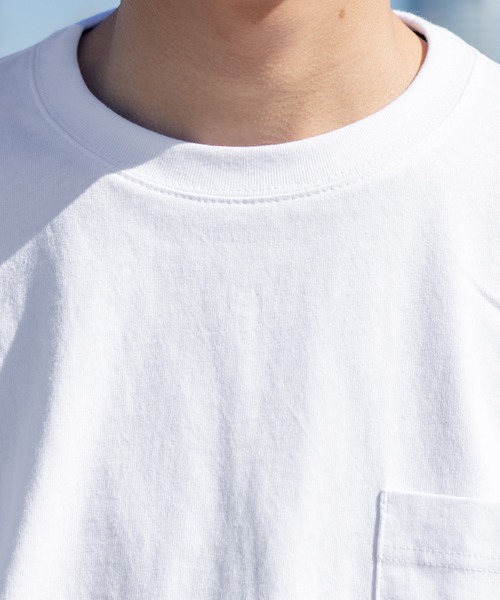 kutir（クティール）の「無地ルーズロンT（Tシャツ/カットソー・メンズ・ホワイト/ライトグレー/ブラック/サックスブルー・MEDIUM/LARGE）」の9枚目の写真