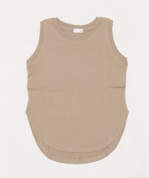 LOWRYS FARM(ローリーズファーム)の「USAロングスリットタンク 936185(タンクトップ・キッズ・オフホワイト/ベージュ/チャコールグレー/ベージュ系その他/イエロー・120cm/110cm/130cm/140cm/150cm)」の5枚目の写真
