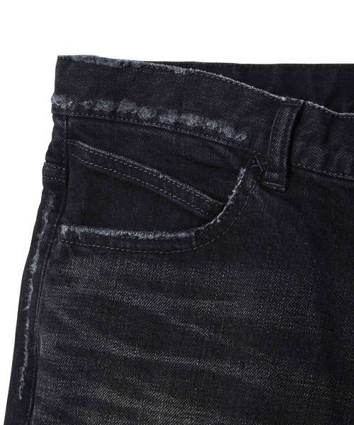 MSML(エムエスエムエル)の「SARROUEL SKINNY DESTROY DENIM PANTS(デニムパンツ・メンズ・ブラック/インディゴブルー・S/M/L)」の10枚目の写真