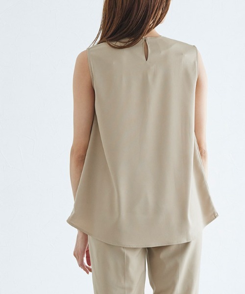 Pierrot（ピエロ）の「ノースリーブセットアップ（セットアップ・レディース・ブラック/ミント/ライトベージュ・L/M）」の7枚目の写真