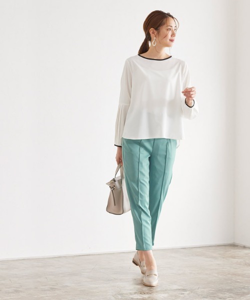 Pierrot（ピエロ）の「ノースリーブセットアップ（セットアップ・レディース・ブラック/ミント/ライトベージュ・L/M）」の14枚目の写真