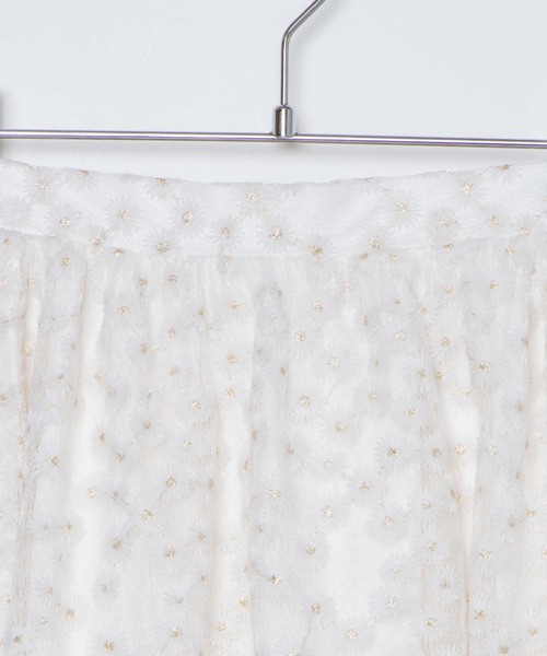 WEGO（ウィゴー）の「WEGO/マーガレットシアーロングスカート（スカート・レディース・ホワイト・FREE）」の7枚目の写真