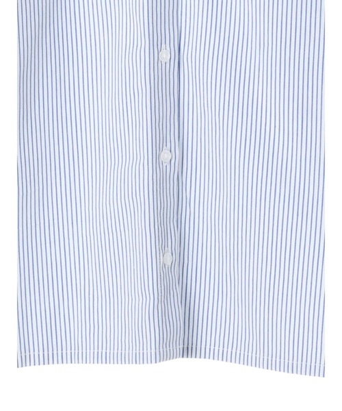 earth music&ecology（アースミュージックアンドエコロジー）の「【WEB限定】ビッグ衿ブラウス ＊（シャツ/ブラウス・レディース・ストライプ/ライトブルー/チェック/オフホワイト・FREE）」の19枚目の写真