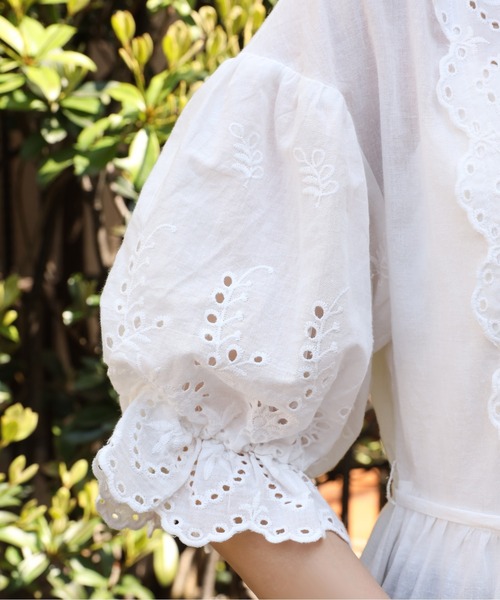 Blanc&Eclare コットンレースワンピース Blanc&Eclare コットンレースワンピース - メルカリ