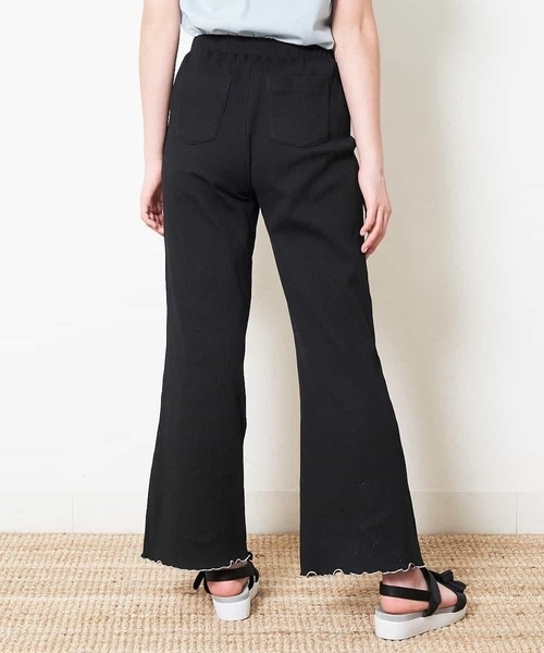 a.v.v（アーヴェヴェ）の「[140-150]メローテレコパンツ（その他パンツ・キッズ・ベージュ/ブラック・140/150）」の13枚目の写真