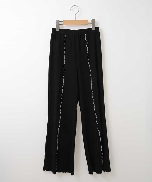 a.v.v（アーヴェヴェ）の「[140-150]メローテレコパンツ（その他パンツ・キッズ・ベージュ/ブラック・140/150）」の12枚目の写真