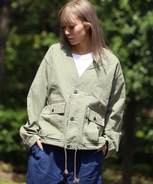 orSlow（オアスロウ）の「orSlow/オアスロウ USMC V-NECK HBT