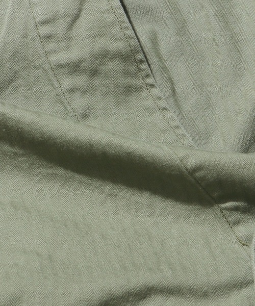 orSlow（オアスロウ）の「orSlow/オアスロウ  USMC V-NECK HBT JACKET GREEN USED ミリタリージャケット/ジャケット（ミリタリージャケット・レディース・カーキ・2/4/3）」の8枚目の写真