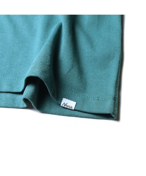 NANGA（ナンガ）の「NANGA MT LOGO LOOSE FIT TEE / ナンガMTロゴルーズフィットティー（Tシャツ/カットソー・メンズ・グリーン系その他2/ブラック/グリーン系その他/ホワイト・FREE）」の5枚目の写真