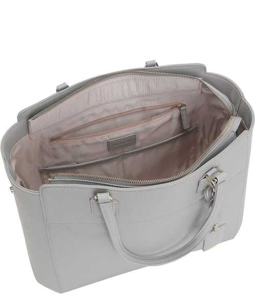 Jewelna Rose（ジュエルナローズ）の「【PCケース付・B4収納】リモハピ トートバッグ 10771（ビジネスバッグ・レディース・ブラック/ブラウン/グレイッシュベージュ/ベージュ系その他/ネイビー/ライトグレー/グレー・FREE）」の21枚目の写真