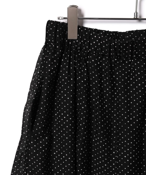 ADAM ET ROPE'（アダムエロペ）の「コットンボイルヘムフレアスカート（スカート・レディース・グリーン/ブラック系その他/イエロー系その他・FREE）」の10枚目の写真