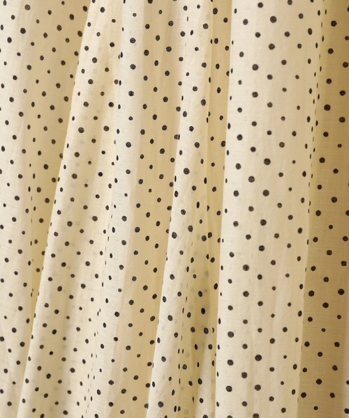 ADAM ET ROPE'（アダムエロペ）の「コットンボイルヘムフレアスカート（スカート・レディース・グリーン/ブラック系その他/イエロー系その他・FREE）」の5枚目の写真