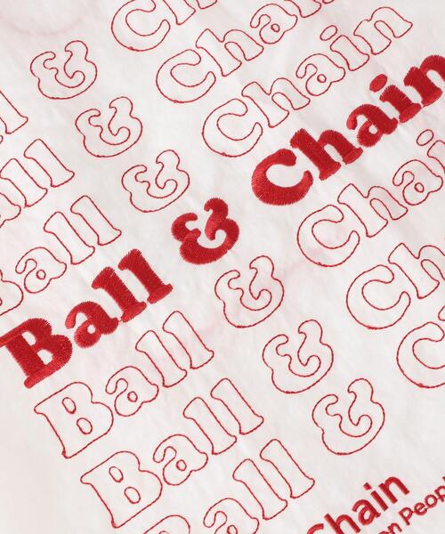 green label relaxing（グリーンレーベルリラクシング）の「[ ボールアンドチェーン ] Ball&Chain SC ロゴ マーケット バッグ（エコバッグ/サブバッグ・レディース・ホワイト/ピンク・FREE）」の8枚目の写真