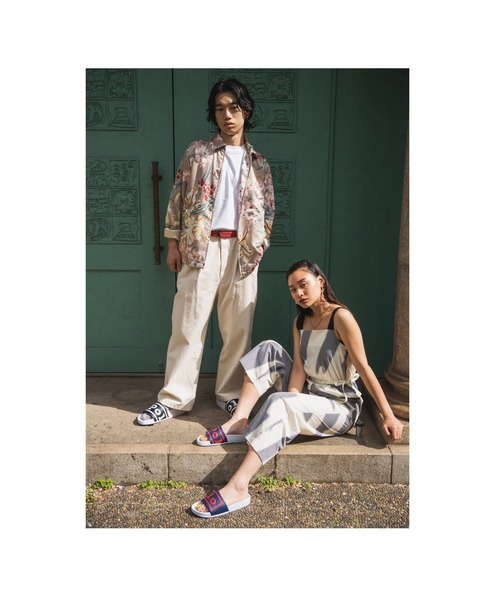 POLO RALPH LAUREN(ポロ ラルフ ローレン)の「ポロラルフローレン メンズ/CAYSON POLO/スライドサンダル(サンダル・メンズ・ブラック×ホワイト/ネイビー・10/8/9)」の3枚目の写真
