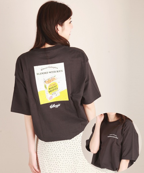 WESTSEA（ウエストシー）の「KELLOGG'S　USコットン ルーズサイズ半袖Tシャツ/ケロッグ（Tシャツ/カットソー・メンズ・サックスブルー/ホワイト系その他6/グレー系その他4/ベージュ系その他4/グリーン系その他4/ホワイト系その他/チャコール/ホワイト系その他3/グリーン系その他/オフホワイト/パープル系その他/ホワイト系その他5/グレー系その他3/ベージュ系その他3/グリーン系その他3/ラベンダー/ベージュ系その他/ホワイト系その他2/ベージュ/ホワイト系その他4/ブルー系その他/グレー系その他2/ベージュ系その他2/グリーン系その他2/グリーン系その他5/ミント/ワイン/グレー系その他・L/M/XL）」の9枚目の写真