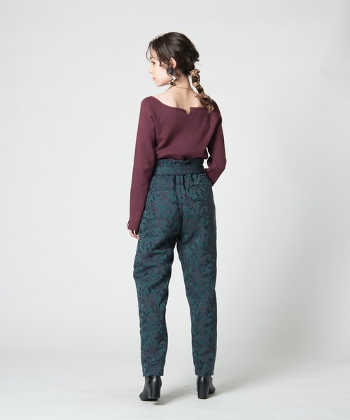 LAYMEE（レイミー）の「Botanical pants / ボタニカルパンツ（その他パンツ・レディース・グリーン/ブラック・FREE）」の17枚目の写真