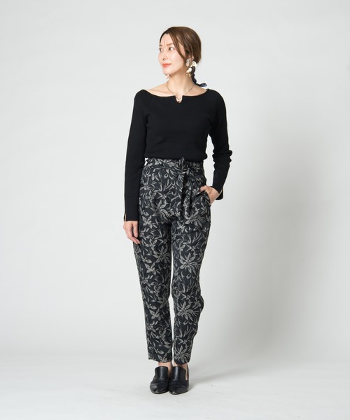 LAYMEE（レイミー）の「Botanical pants / ボタニカルパンツ（その他パンツ・レディース・グリーン/ブラック・FREE）」の7枚目の写真