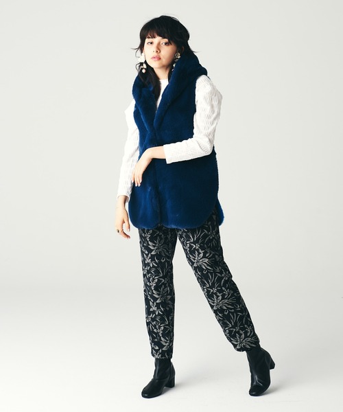 LAYMEE（レイミー）の「Botanical pants / ボタニカルパンツ（その他パンツ・レディース・グリーン/ブラック・FREE）」の11枚目の写真