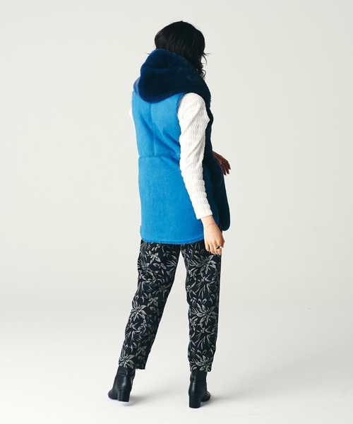 LAYMEE（レイミー）の「Botanical pants / ボタニカルパンツ（その他パンツ・レディース・グリーン/ブラック・FREE）」の5枚目の写真