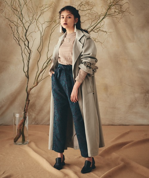 LAYMEE（レイミー）の「Botanical pants / ボタニカルパンツ（その他パンツ・レディース・グリーン/ブラック・FREE）」の8枚目の写真
