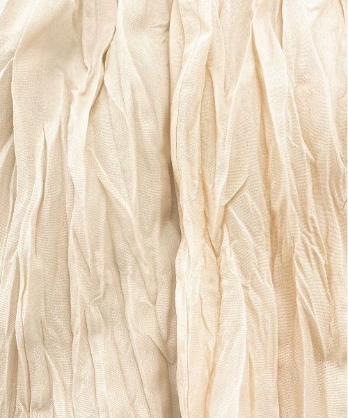 apres jour clair(アプレジュールクレア)の「【apres jour clair】クリンクルワンピース【ZOZOTOWN限定アイテム】(ワンピース・レディース・アイボリー/モカ/ピンクベージュ・X-LARGE/フリー)」の7枚目の写真