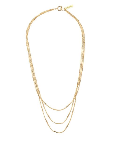 EMODA（エモダ）の「CHAIN NC（ネックレス・レディース・シルバー/ゴールド・FREE）」の2枚目の写真