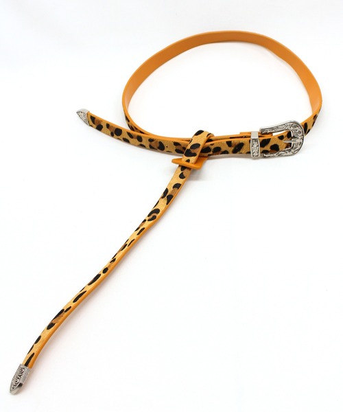 RNA(アールエヌエー)の「E4791 レザーロングライクベルト(ベルト・レディース・レオパード/ホワイト/ブラック・FREE)」の12枚目の写真