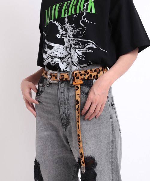 RNA(アールエヌエー)の「E4791 レザーロングライクベルト(ベルト・レディース・レオパード/ホワイト/ブラック・FREE)」の17枚目の写真