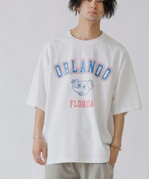 ビンテージ カレッジロゴ プリント Tシャツ 【ORLANDO】