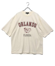 ビンテージ カレッジロゴ プリント Tシャツ 【ORLANDO】