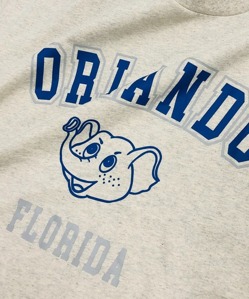 Beno(ビーノ)の「ビンテージ カレッジロゴ プリント Tシャツ 【ORLANDO】(Tシャツ/カットソー・メンズ・アイボリー/オフホワイト/オートミール/ブラック/ラベンダー・M/L)」の10枚目の写真