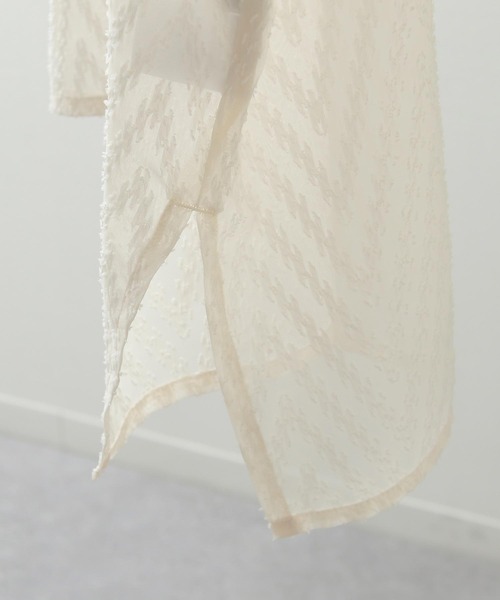 Chillfar（チルファー）の「総柄シースルーベスト（ベスト・レディース・ブラック/アイボリー/ホワイト/ブルー/グリーン・FREE）」の19枚目の写真