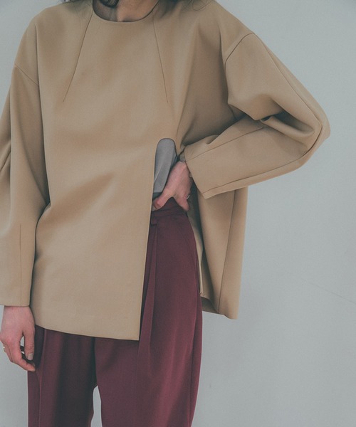 clane arch cut doble cross topsアーチカットクラネ 【公式通販】