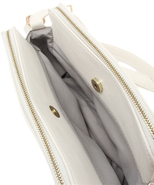 Every very nice claup（エブリィベリーナイスクラップ）の「パトラショルダー（ショルダーバッグ・レディース・ホワイト/レッド/ネイビー/ブラック・FREE）」の11枚目の写真