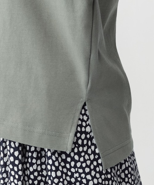 Petit Honfleur(プチオンフルール)の「【スヌーピー】両面プリント コラボTシャツ(Tシャツ/カットソー・レディース・カーキ/ネイビー/ホワイト・L/M)」の10枚目の写真