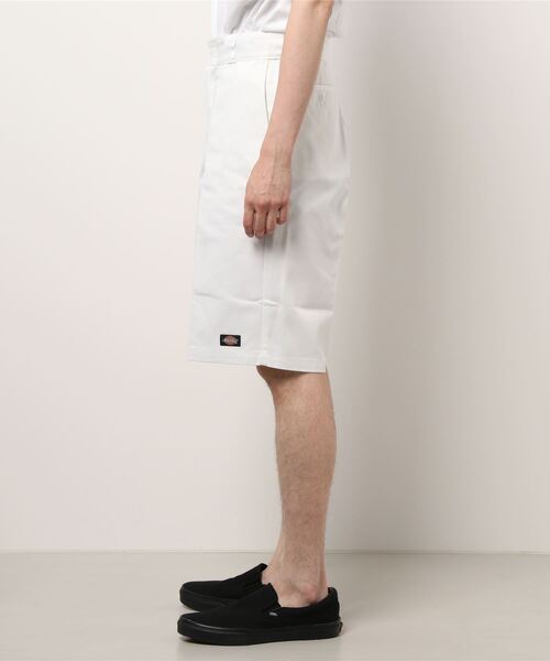 Dickies（ディッキーズ）の「【Dickies / ディッキーズ】ワークハーフパンツ（チノパンツ・メンズ・ホワイト/ブラック/ブルー/ベージュ/イエロー/ダークグリーン/パープル/カーキ/サックスブルー/オレンジ/レッド/グリーン/ピンク・30/32）」の14枚目の写真