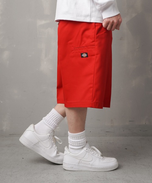 Dickies（ディッキーズ）の「【Dickies / ディッキーズ】ワークハーフパンツ（チノパンツ・メンズ・ホワイト/ブラック/ブルー/ベージュ/イエロー/ダークグリーン/パープル/カーキ/サックスブルー/オレンジ/レッド/グリーン/ピンク・30/32）」の12枚目の写真