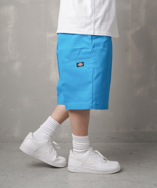 Dickies（ディッキーズ）の「【Dickies / ディッキーズ】ワークハーフパンツ（チノパンツ・メンズ・ホワイト/ブラック/ブルー/ベージュ/イエロー/ダークグリーン/パープル/カーキ/サックスブルー/オレンジ/レッド/グリーン/ピンク・30/32）」の7枚目の写真