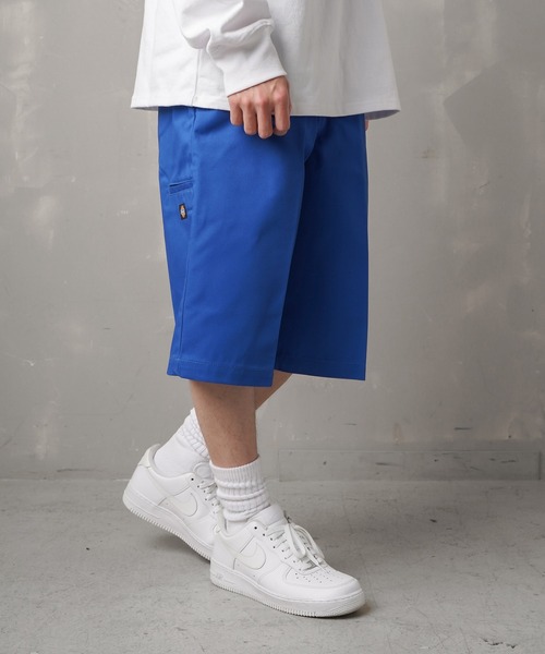 Dickies（ディッキーズ）の「【Dickies / ディッキーズ】ワークハーフパンツ（チノパンツ・メンズ・ホワイト/ブラック/ブルー/ベージュ/イエロー/ダークグリーン/パープル/カーキ/サックスブルー/オレンジ/レッド/グリーン/ピンク・30/32）」の8枚目の写真