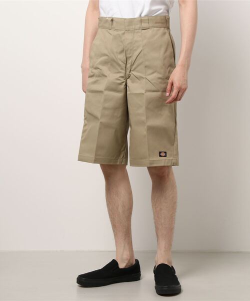 Dickies（ディッキーズ）の「【Dickies / ディッキーズ】ワークハーフパンツ（チノパンツ・メンズ・ホワイト/ブラック/ブルー/ベージュ/イエロー/ダークグリーン/パープル/カーキ/サックスブルー/オレンジ/レッド/グリーン/ピンク・30/32）」の17枚目の写真